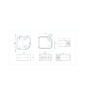 Q092W 1D 2D固定角度コードスキャナーUSBまたはRS232大角度スキャナー在庫あり - Product Image 6