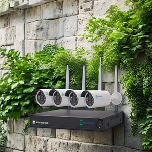 Telecamera di sicurezza Wifi CCTV Set 4CH sistema di sicurezza domestica senza fili IP PRO Eseecloud 4K 5MP orologio da telefono Wireless Nvr Kit H.265 CMOS - Product Image 2