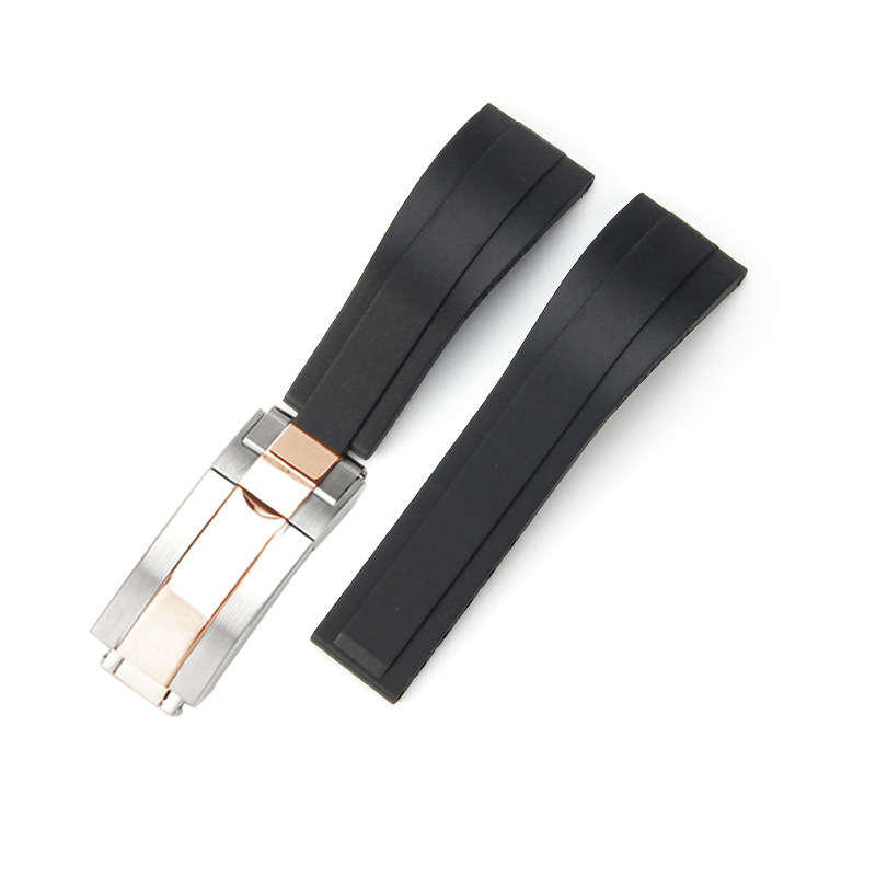 Boucle couleur rose entre noir-Z9