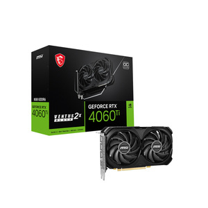 GeForce การ์ดจอ RTX 4060 Ti Ventus 2X OC 8G รุ่นต่างประเทศการ์ดจอ GDDR6 8GB GPU - Product Image 1