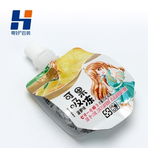 スパウトポーチ包装印刷プラスチックスクイーズバッグゼリー液体包装袋ドリンクジューススパウトポーチ卸売