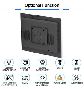 Pantalla de vidrio templado frontal para ordenador, de 17 pulgadas monitor LED, buena calidad, para PC