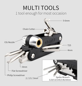 מיני תיקון כיס קיפול כלי קיפול ערכת אופניים כלי תיקון ערכת כלי אופניים אופניים - Product Image 4