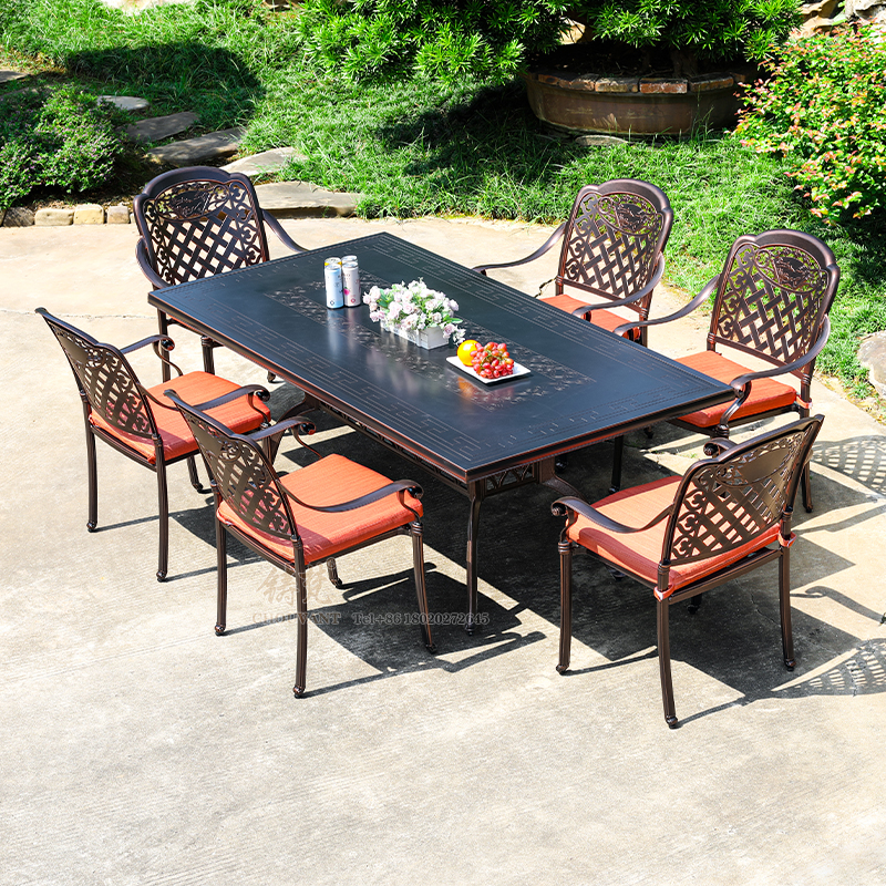 188Long table + six chairs