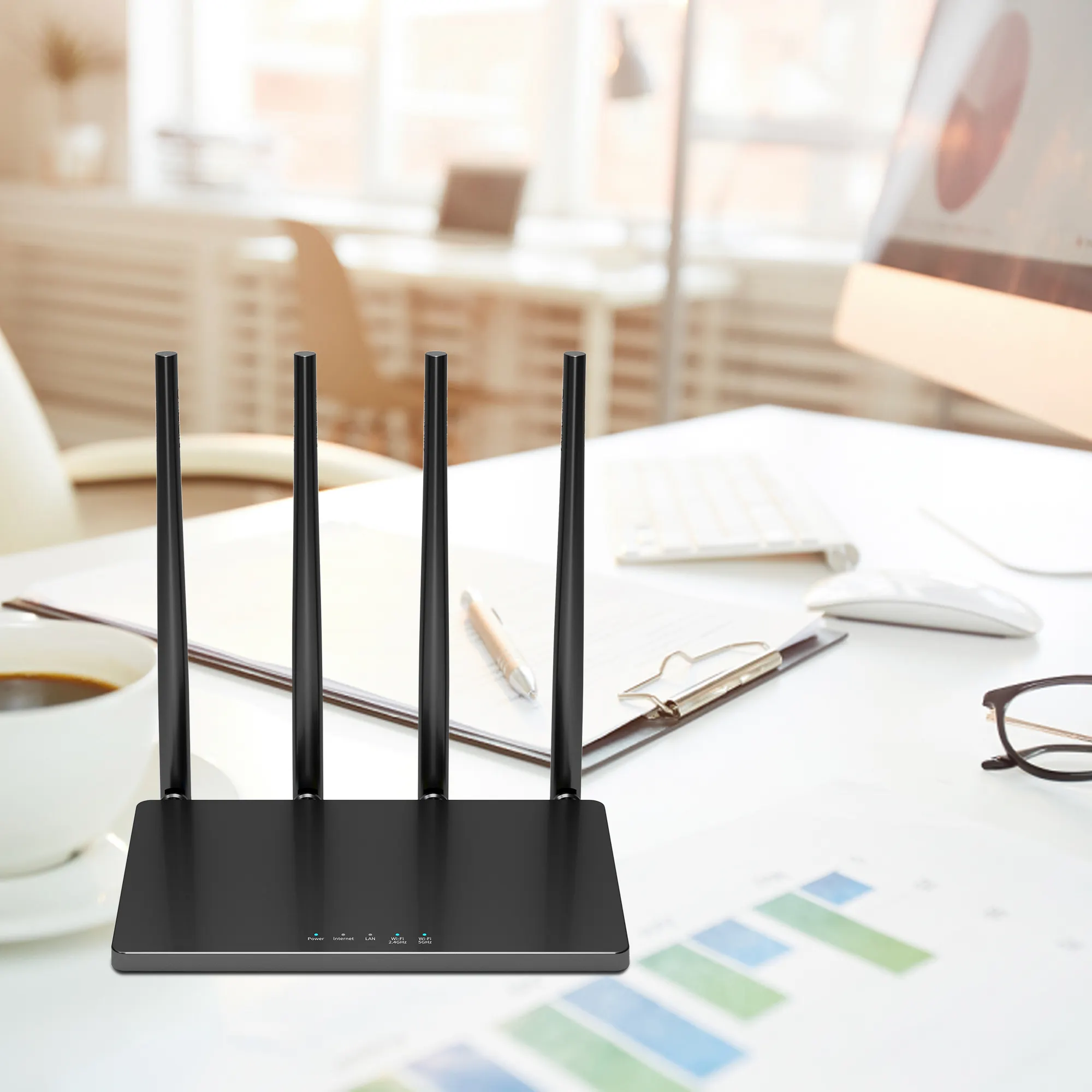 Akses Internet yang efisien dengan AX1500 Wi-Fi6 Hub: jaringan 1WAN + 3LAN wifi6
