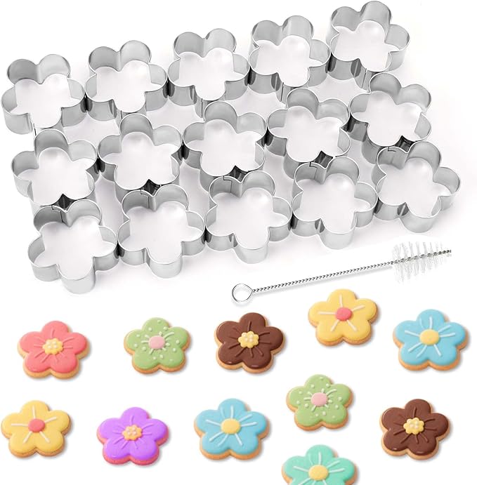 Silver Flower Cookie Cutter