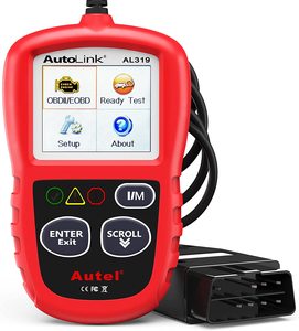 2023新款Autel自动链接Al319汽车Obdii Eobd Obd2诊断工具可编码阅读器，带彩色屏幕Autel Al319 OBD 2扫描仪 - Product Image 1