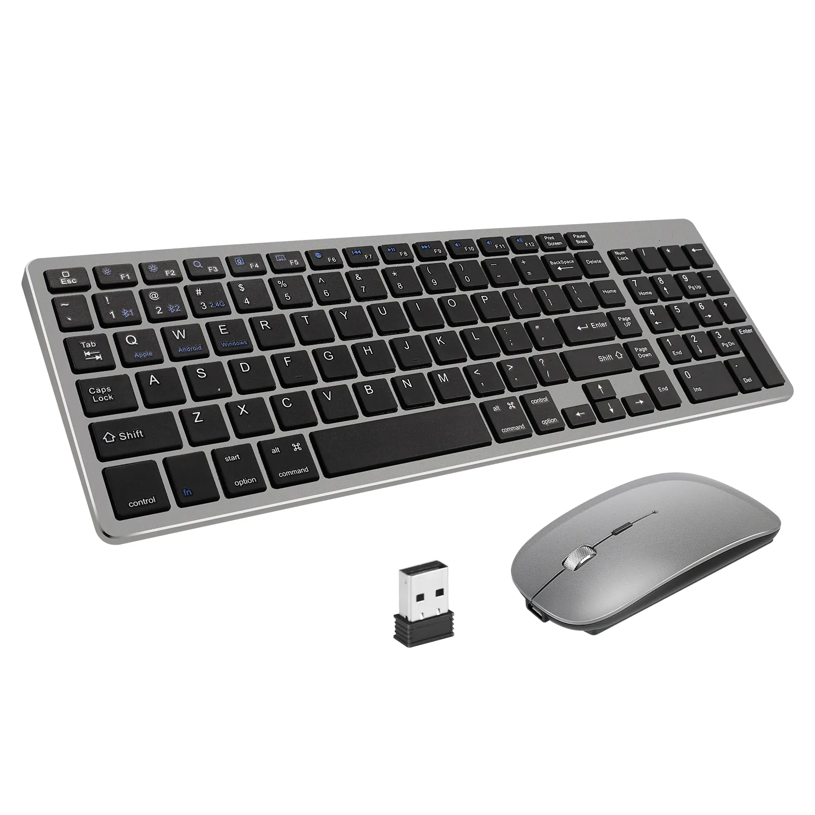 2023 products programmable mini wireless bluetooth three side folding keyboard