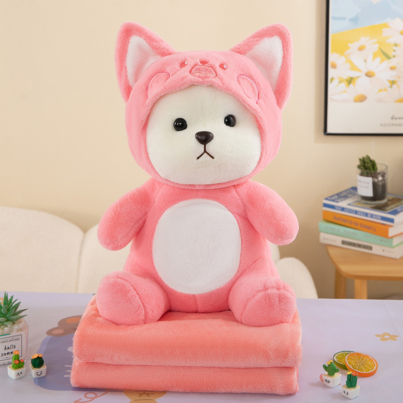 Orso trasformabile rosa