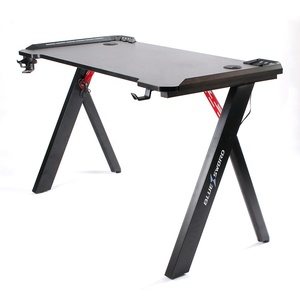 Judor, venta al por mayor, escritorio LED moderno para juegos, mesa de PC de pie, mesa de ordenador de escritorio con LED - Product Image 5