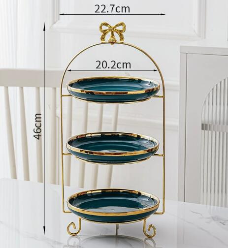 Dark green Three-tiered