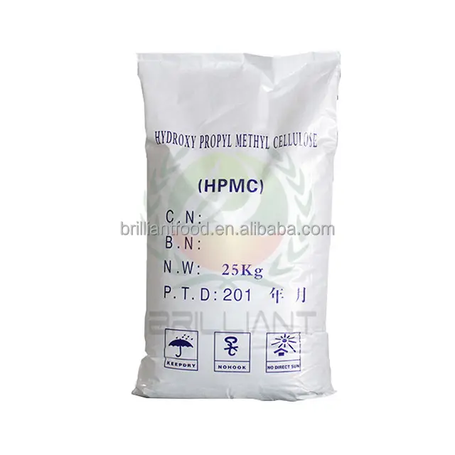 Industriale per uso alimentare idrossipropil cellulosa Hpmc prezzo Hpmc polvere per vernice e cemento adesivo