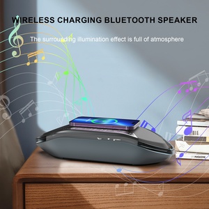 2024 Hot-Selling <strong>Multi</strong>-<strong>Functional</strong> Smart <strong>Speaker</strong> Wireless Charging with BT Connectivity and Clock Display - Product Image 4