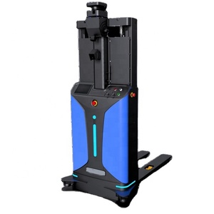 1,4 T SLAM System AMR AGV Robot máquina de carga Control remoto apilamiento AGV carretilla elevadora para manejo de almacén de Navidad - Product Image 1