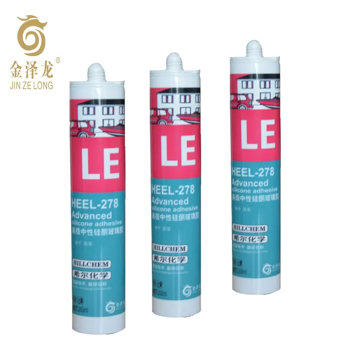 Aquarium Silicone Sealant Best Sell Acetic Cure Adhesive to Fish Glass Rtv Silicone Gasket Maker Bonding Silicone Zeef Keuken