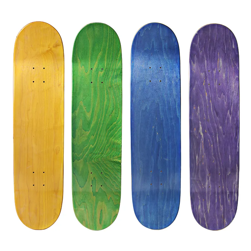 YAFENG US-STOCK-Großhandel individualisierte 100 % 7 Schichten kanadischer Ahornfurnier leere Skateboard-Deck hölzerne Pro kaufen individualisierte Skateboard-Deck