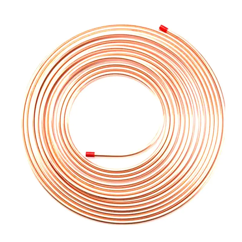 Tubulação de cobre Panqueca recozida tamanho personalizado 516 bobina AC 38 14 tubos de cobre tamanho personalizado