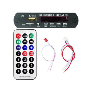 บอร์ดถอดรหัส WMA MP3โมดูลสัญญาณเสียงยูเอสบีวิทยุ TF รองรับ BT เครื่องเล่น MP3ในรถยนต์พร้อมรีโมทคอนโทรล - Product Image 3