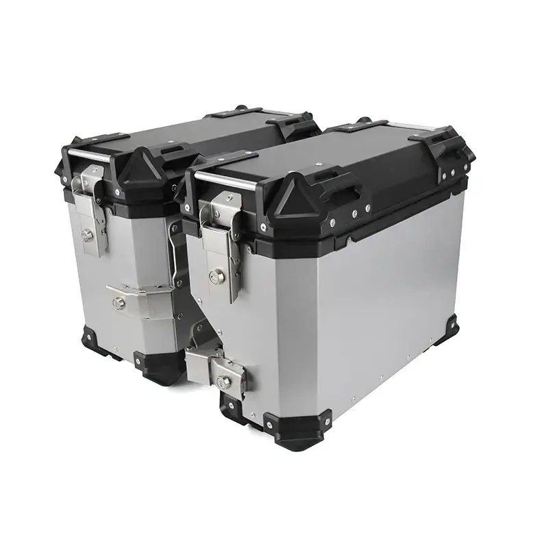 38L Motorrad gepäck & Sattel taschen Motor Aluminium legierung Aufbewahrung gepäck koffer Seiten tasche Motorrad box
