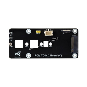 Scheda adattatore da PCIe a M.2 (C) per Raspberry Pi 5, supporta il protocollo NVMe M.2 unità a stato solido, lettura/scrittura ad alta velocità - Product Image 3