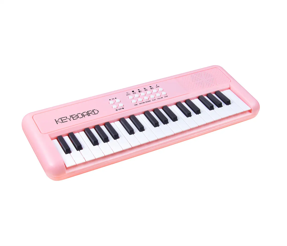 Piano mainan plastik, 37 tombol Organ elektronik Keyboard mainan instrumen musik Synthesizer teclado mainan Keyboard Digital untuk Kds