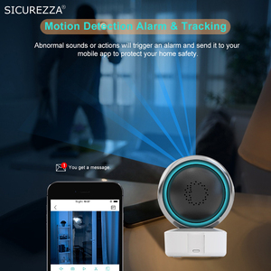 Citofono bidirezionale telecamera IP PTZ Wifi Panorama a 360 gradi con tracciamento automatico - Product Image 3
