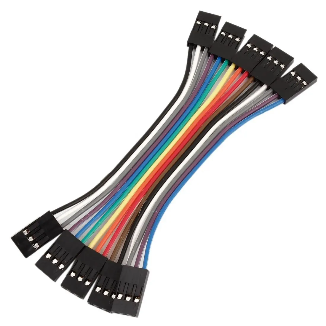 Cable de puente hembra a hembra Dupont, Electrónica inteligente personalizada, 1p, 2p, 3p, 4p, 5p, 6p, 7p, 8p, 9p, 10p