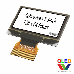 Modulo display LCD grafico monocromatico blu/bianco Winstar 128x64 12864 modulo Lcd a matrice di punti con schermo OLED di piccole dimensioni - Product Image 2