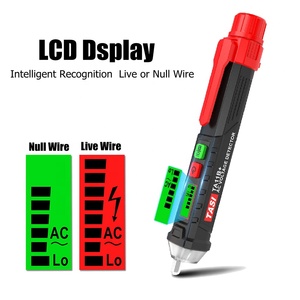 ปากกาทดสอบแรงดันไฟฟ้า AC/DC,ปากกาทดสอบแรงดันไฟฟ้าหน้าจอ LCD TA11B + เครื่องตรวจจับ12-1000V เครื่องทดสอบดินสอการวัดช่วงกว้าง - Product Image 4