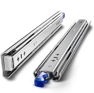 AOLISHENG – glissières de tiroir robustes avec serrure, 250 lb, capacité de charge, Extension complète, glissières de tiroir à verrouillage industriel, Rails - Product Image 1