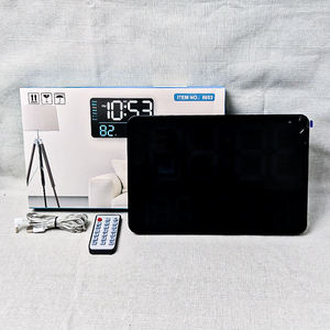 Chất lượng cao lớn Bảng điều chỉnh mất trí nhớ mô hình lancent Thêm lớn xe nghệ thuật Trung Quốc chữ số đồng hồ điện tử LED ánh sáng đồng hồ cho tường - Product Image 5