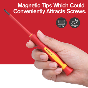 6PC Kit debornillador vít điều khiển thợ điện tùy chỉnh Pocket Mini chính xác cách điện VDE <span class=keywords><strong>Screwdriver</strong></span> <span class=keywords><strong>Set</strong></span> - Product Image 4