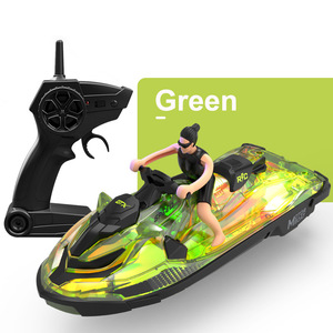 高速Rcボート男の子リモートコントロールMainan Anak高速2.4G透明光船おもちゃレース - Product Image 4