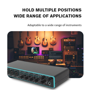 MIS-UMC404HD USB2.0オーディオインターフェイスサウンドカードMIDIインターフェイスを録音するためのマイクプリアンプ付きの高品質USBインターフェイス - Product Image 2