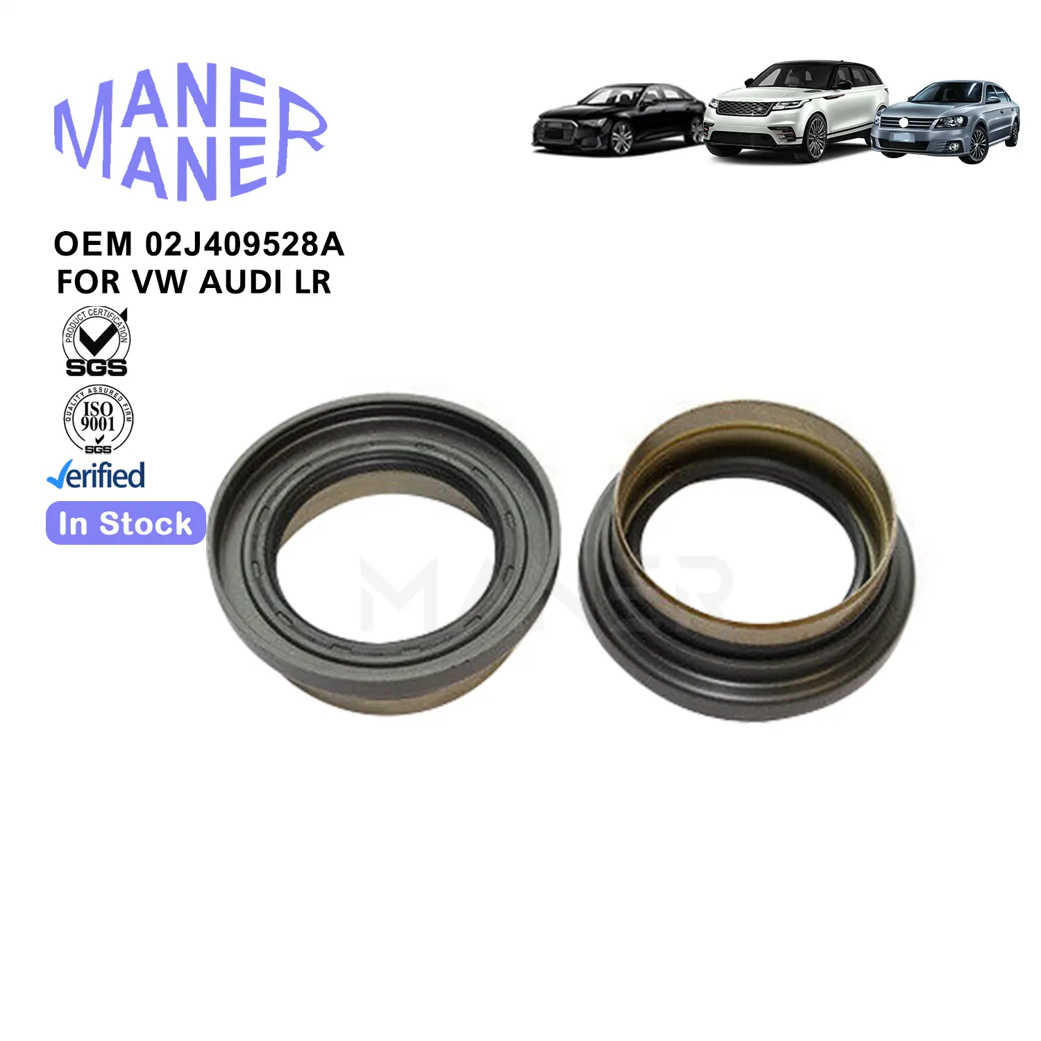 MANER Auto Body Systems 02J409528A 02J409528C fabrique un joint d'arbre bien fait POUR VW AUDI SKODA SEAT POUR VW AUDI SKODA SEAT