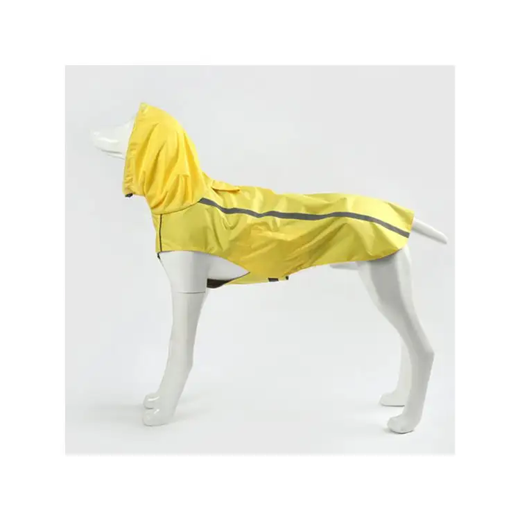 Imperméable réfléchissant, coupe-vent, taille moyenne, vêtements pour animaux de compagnie, bon marché, haute qualité