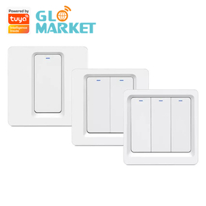 Glomarket Tuya WiFi Zigbee Smart Light Switch interruttore a parete a pulsante 1/2/3 Gang funziona con Alexa Google Home - Product Image 1
