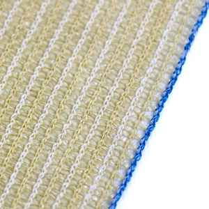Werkseitige Lieferung jungfräuliches HDPE mit UV-Schatten-Netz rolle beige Farbe Sonnenschutz netz
