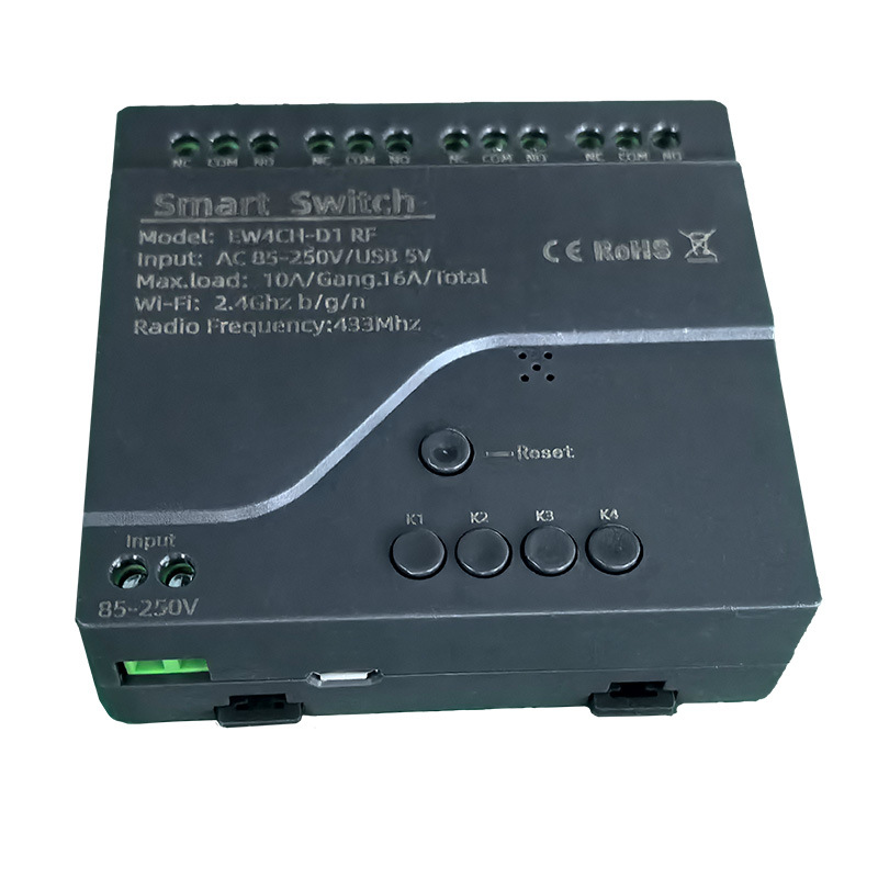 4 canaux 85-250V wifi+rf
