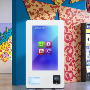 Chất lượng cao hoàn toàn tự động máy bán hàng tự động tùy chỉnh 32 inch <span class=keywords><strong>mini</strong></span> treo tường Máy bán hàng tự động với đầu đọc thẻ - Product Image 2