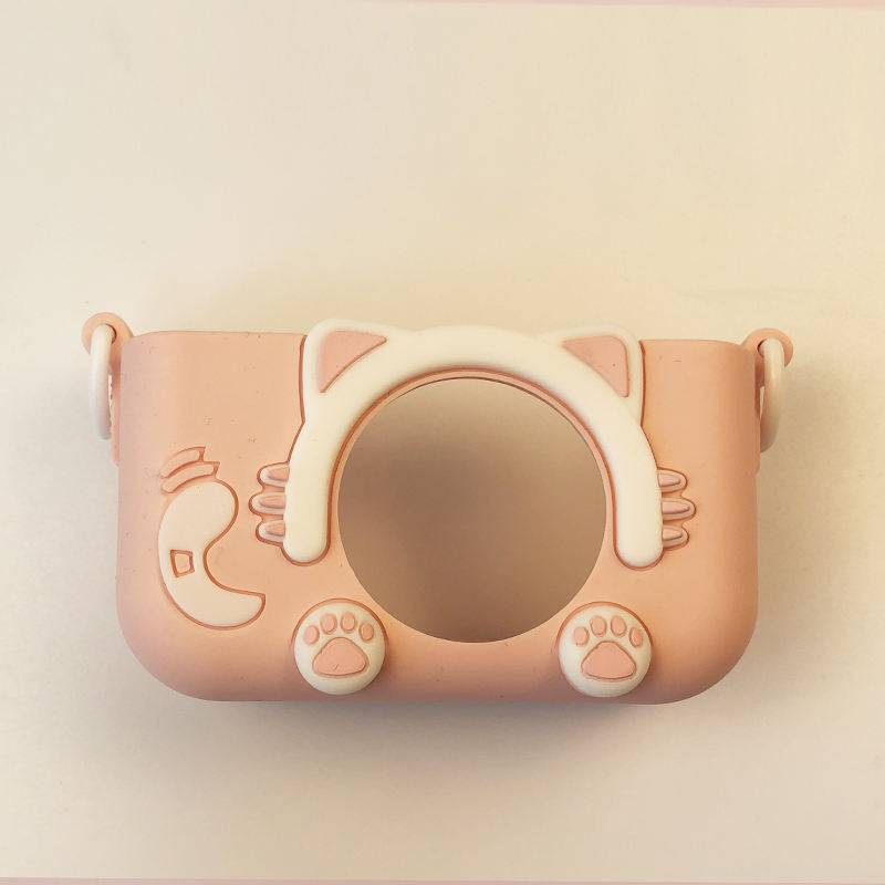 Housse silicone chaton (rose)