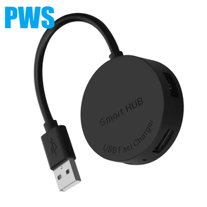 适用于电脑一合一OTG便携式通用串行总线快速充电器USB2.0集线器分离器高速4个通用串行总线端口适配器，带发光二极管指示器 - Product Image 2