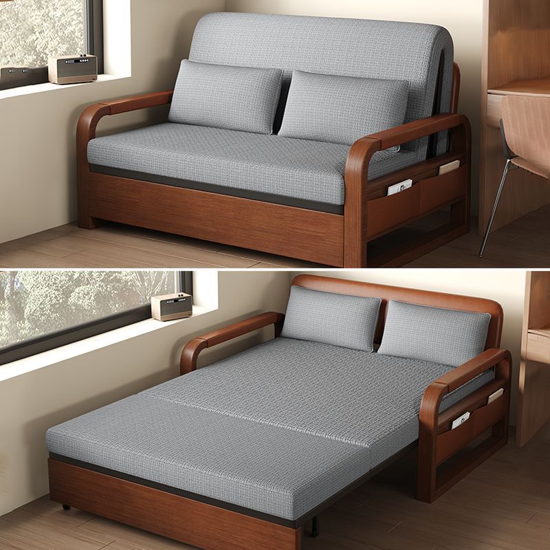 Skin-friendly breathable cotton linen gray
