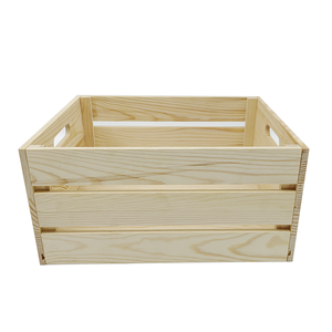 Hot bán Quà Tặng tùy chỉnh trang chủ trang trí gỗ lưu trữ container giá rẻ thùng gỗ bán buôn pinewood Crate - Product Image 1