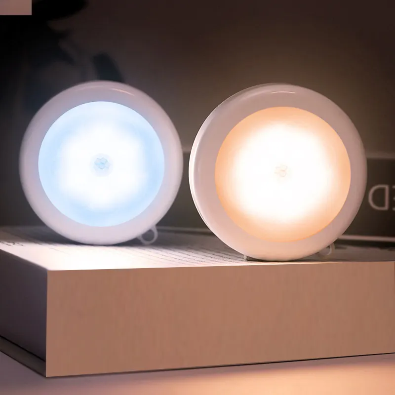 Luz LED nocturna de gran calidad para interiores, portátil y colgante, Sensor de movimiento para niños, luz nocturna, Sensor de movimiento