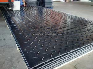 UHMWPE HDPE geçici zemin koruma matı inşaat için PE plastik 15/18/20mm kalın UV baskı CNC kesim için ışık - Product Image 6