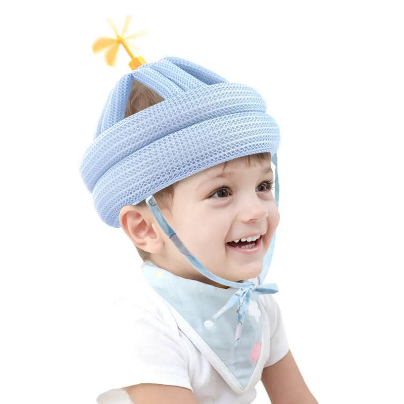 Hongbo 유아 안전 헬멧 아기 모자 헬멧 걷는 법을 배웁니다 모자 아기 보호 놀이 헬멧 부드러운 편안한 하네스 모자