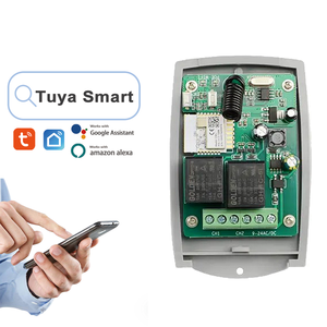 Drahtlose Fernbedienung HF-Schalter 433MHz 2-Kanal-Relais-Empfängermodul Sender für weit verbreitete Home Smart - Product Image 3