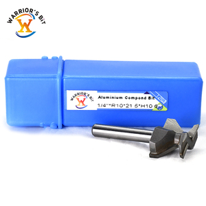 Savaşçı Bit yerleştirme freze kesicisi 1/4 inç Shank ark bükme Bit R10 yönlendirici Bit bükme ahşap dolap kapı - Product Image 4
