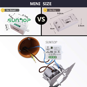 433MHz AC 110V 220V interruttore della luce telecomando senza fili 10A modulo ricevitore per lampadina LED - Product Image 5